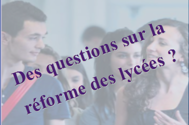 Réforme du lycée